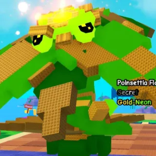 14kg Neon-Gold Poinsettia Flower 14.7M DPS