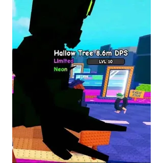 4x Neon Hallow Tree