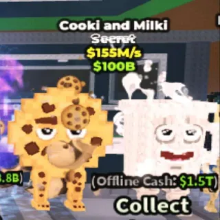 Cooki and Milki 155M/s