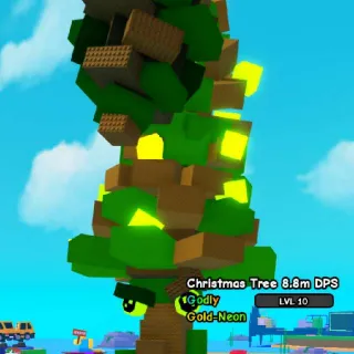 14kg Gold-Neon Christmas Tree 8.8M DPS