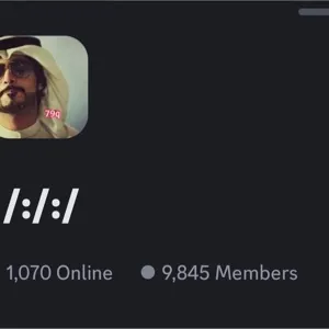 Discord server with 9800 members 