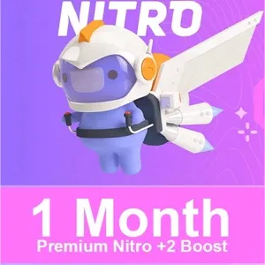 Discord nitro 1 month + 2 boost server ( Instant delivery 🚚)