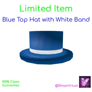 Blue Top Hat White Band - Limited