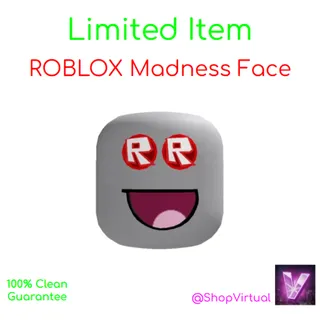 ROBLOX Madness Face - Limited