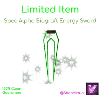 Spec Alpha Energy Sword - Limited 
