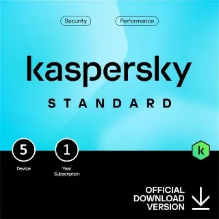 Kaspersky Standard 5 Devices | Global Serial Key | 360 Days