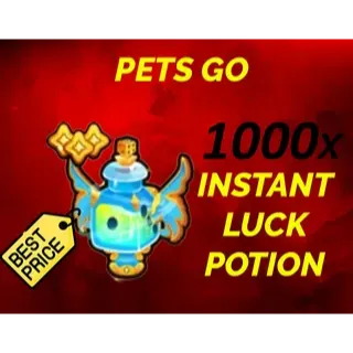 INSTANT LUCK POTION IV PETS GO