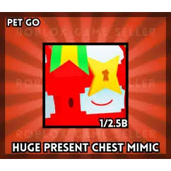 Huge present chest mimic pets go