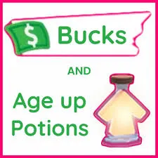 530x age up potions and 277k bucks | adopt me