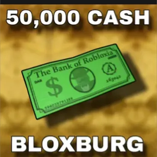 50k Bloxburg cash