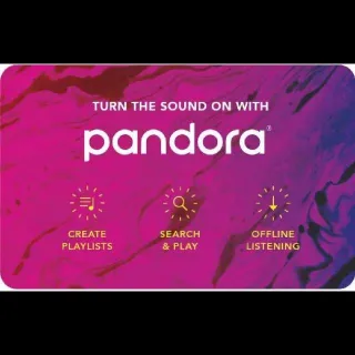 Pandora 3 Mounth Subscription