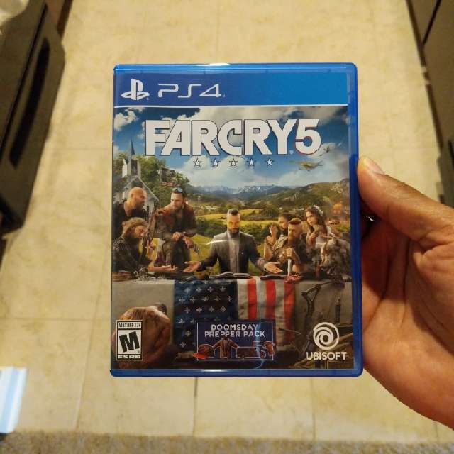 Far Cry 5 Sony PlayStation 4 PS4 Game + Doomsday Prepper Pack