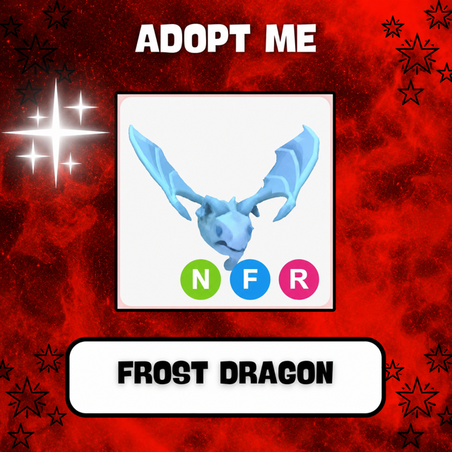 Neon Frost Dragon - Roblox Game Item - Gameflip
