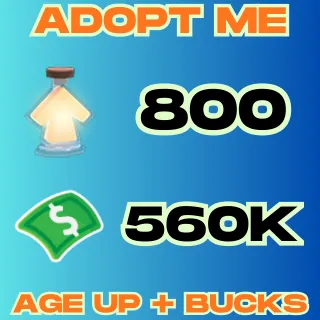 Bucks And Age Up Potions