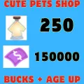 Bucks & Age Up Potions