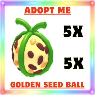 5x Golden Seed Ball