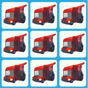 9x Christmas Postie Van