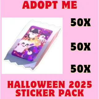 50x Halloween 2025 Sticker Packs 