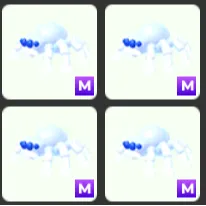 4x Mega Chilling Spider