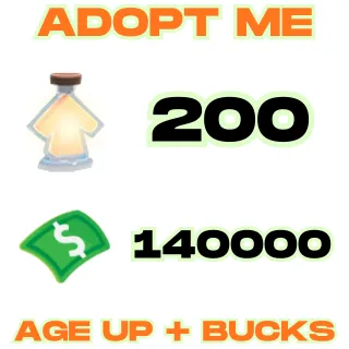Bucks And Age Up Potions