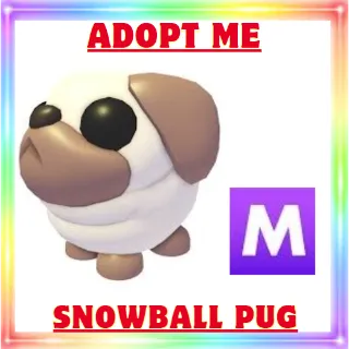 Mega Snowball Pug 