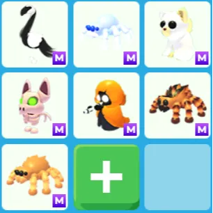 7x Mega 2025 Halloween Pets