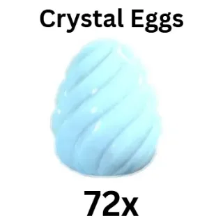 72x Crystal Eggs