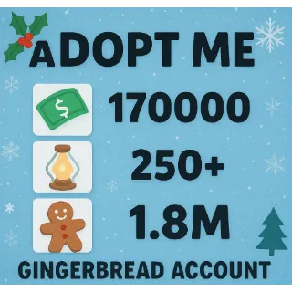 bucks + Gingerbread + Age up potions