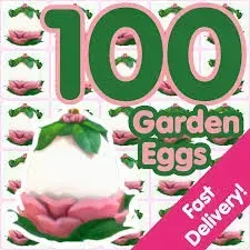 100x Garden Eggs