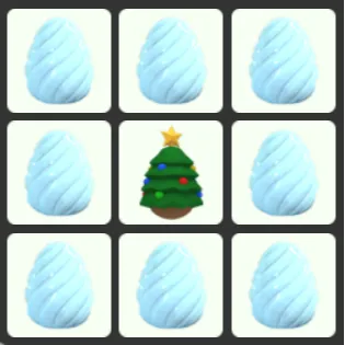 Christmas Egg + 8 Crystal Egg