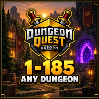 Dungeon Quest Reborn - 1H Carry (Read Desc)
