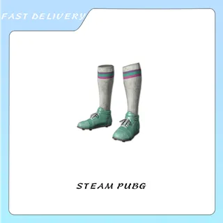Soccer Cleats and Socks (Teal)