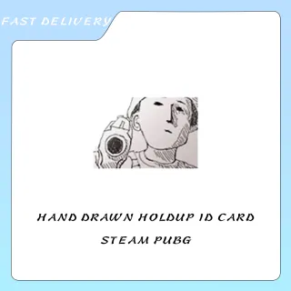 Hand Drawn Holdup ID Card