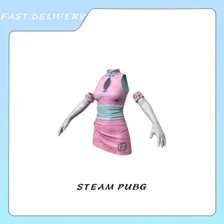 BILIBILI PINK CLOUD DRESS PERMANENT