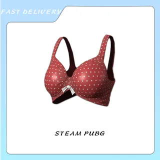 Polka Dot Crop Top Red
