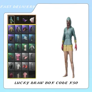 LUCKY DRAW BOX CODE X 50