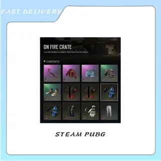 ON FIRE CRATE CODE X 5