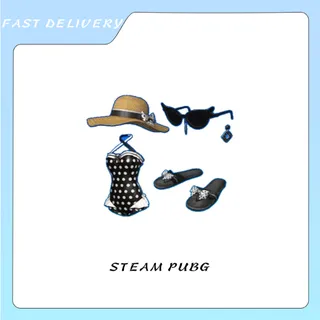 Polka Dot Swimsuit Set