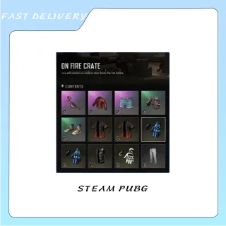 ON FIRE CRATE CODE X 40