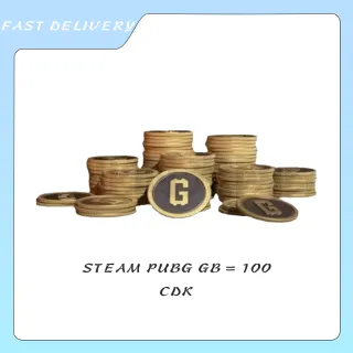 STEAM PUBG 100 G-COIN