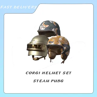 CORGI HELMET SET