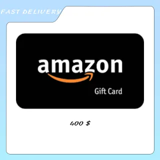 $400.00 AMAZON GIFT CARD US