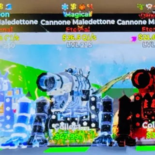 Cannon 4x traits Magical