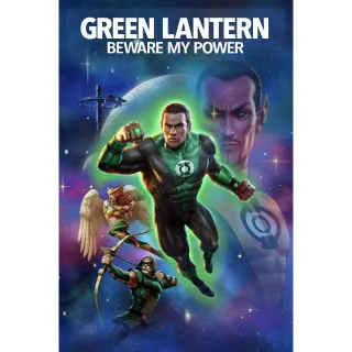 4K UHD - Green Lantern: Beware My Power John Stewart DC Animated