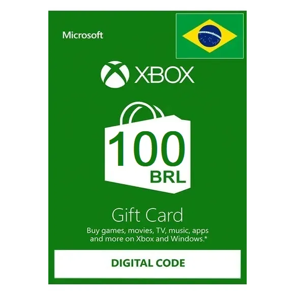 Xbox Gift Card 100 BRL Xbox Live Key (BRAZIL STORE) BR - Xbox Gift Card  Gift Cards - Gameflip