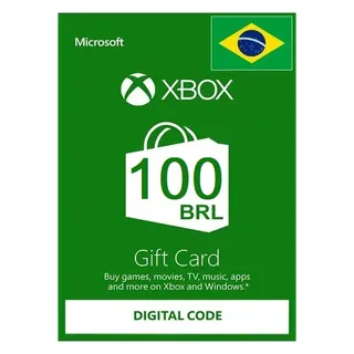 Xbox Gift Card 100 BRL Xbox Live Key (BRAZIL STORE) BR