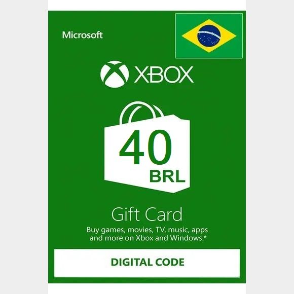 Xbox Gift Card 40 BRL Xbox Live Key (BRAZIL STORE) BR Xbox Gift Card