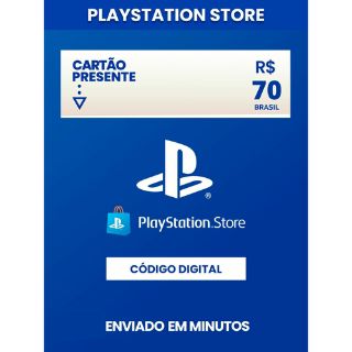 Playstation Gift Card 70 BRL PS Store Key (BRAZIL)