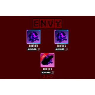 World // Zero - [🪞] Envy Aura Bundle (x2)