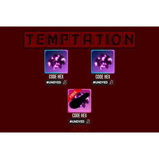 World // Zero - [😈] Temptation Aura Bundle (x2)